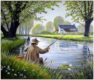 Voir le détail de cette oeuvre: Le pêcheur à la ligne